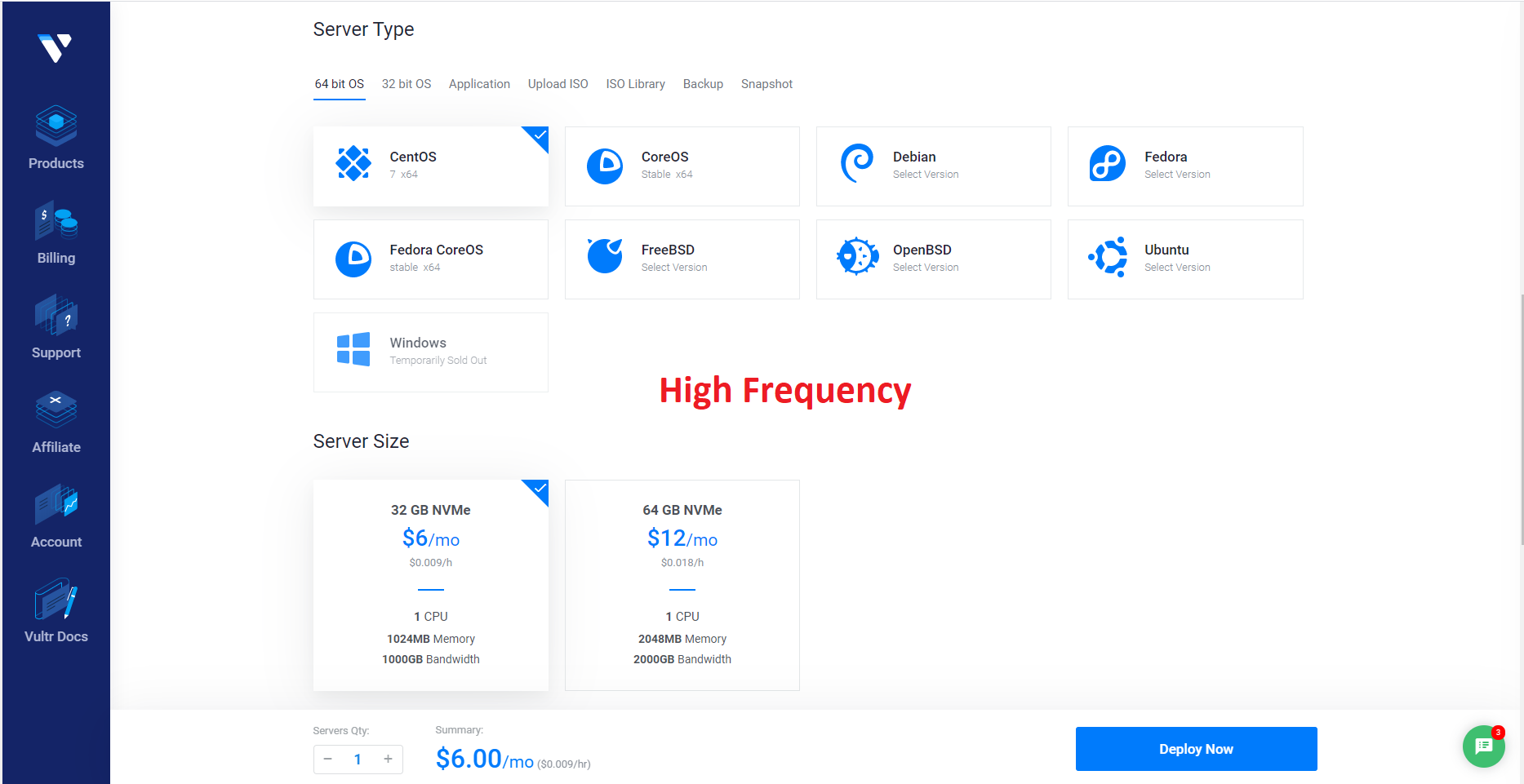 Review và đánh giá nhanh VPS High Frequency Của VULTR Cụm SERVER TOKYO 2