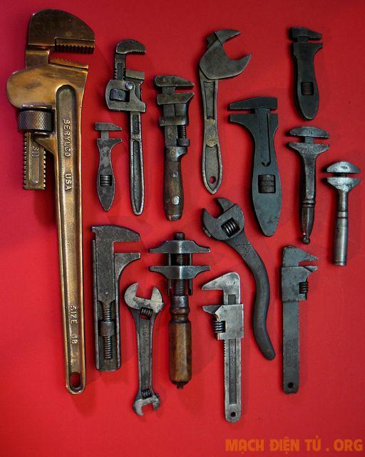 Tổng hợp các loại hình dạng mẫu cờ lê và mỏ lết khác nhau - Mạch điện tử