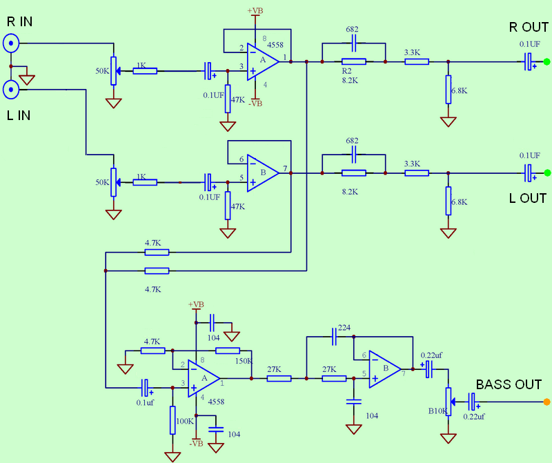Tổng hợp sơ đồ mạch lọc sub wofer cho chất tiếng hay nhất - Mạch điện tử