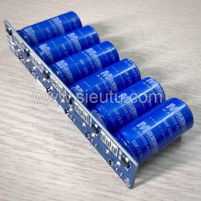 Nguyên lý làm việc và ứng dụng của siêu tụ điện - Mạch điện tử