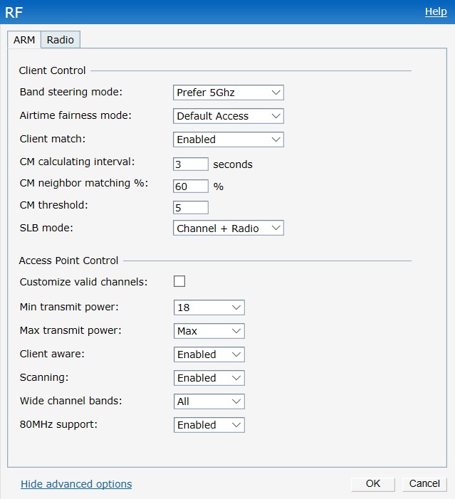 Hướng dẫn cấu hình Aruba Rap 109 - Cài đặt mesh, roaming - Mạch điện tử