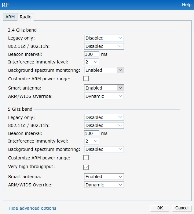 Hướng dẫn cấu hình Aruba Rap 109 - Cài đặt mesh, roaming - Mạch điện tử