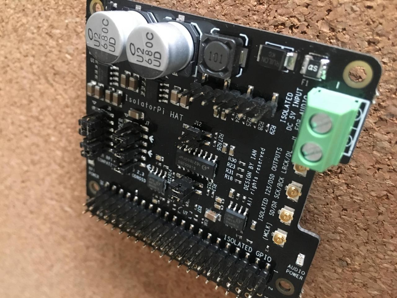 Dùng Raspberry làm Music server và Transport - Mạch điện tử