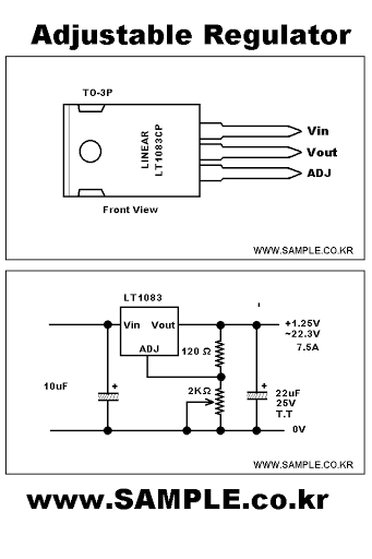 Tổng hợp sơ đồ mạch ổn áp 15V DC đối xứng và không đối xứng - Mạch điện tử