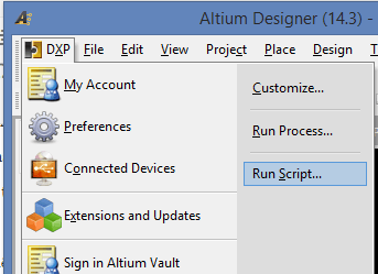 Altium Runscript